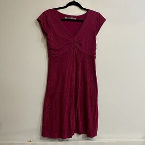 Athleta v neck paisley print dress